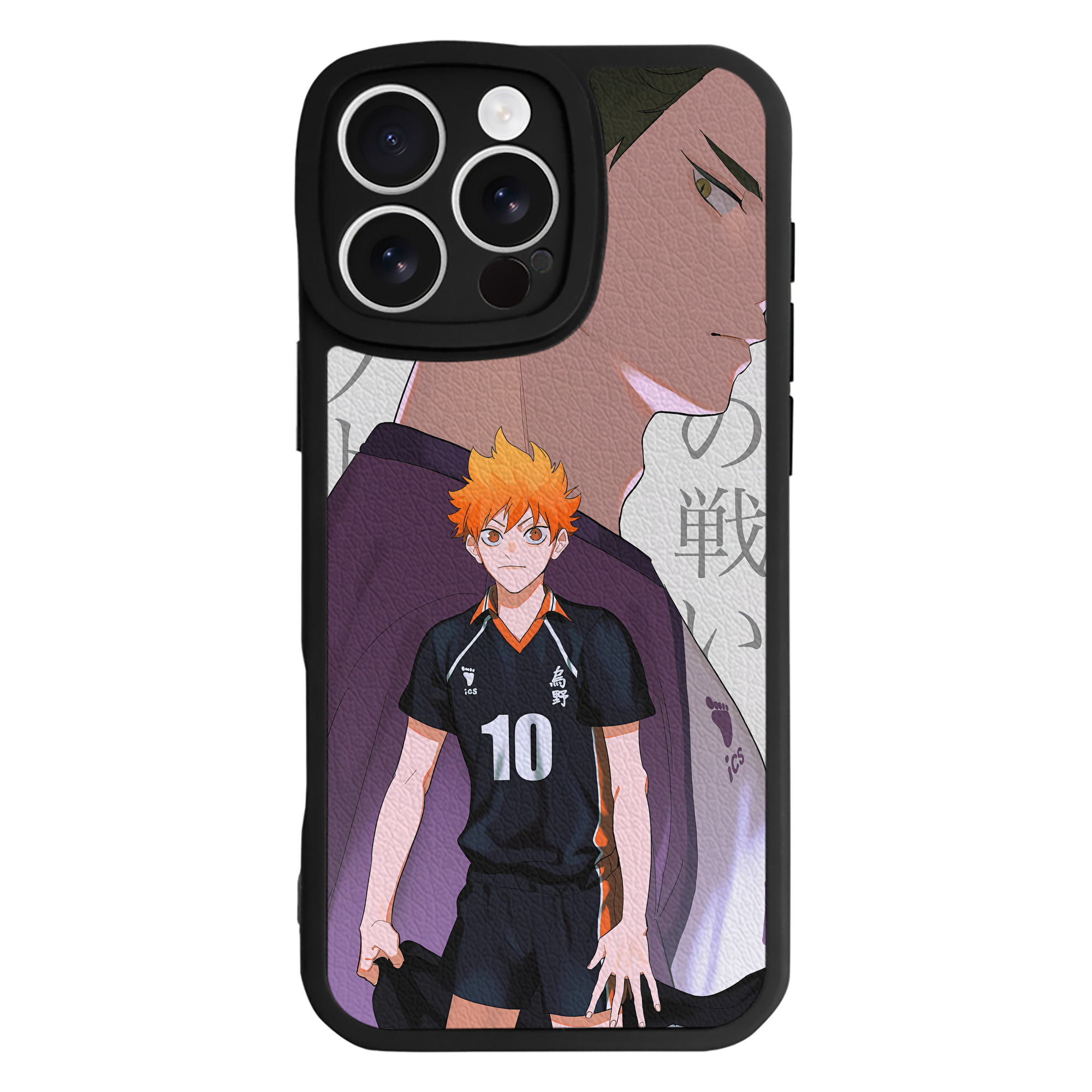 （画像用） ハイキュー!! Haikyu!! 【iPhone 16シリーズ対応】シリコンスマホケース（レザー調） 材質：シリコン
